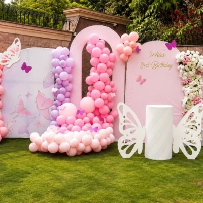 butterfly garden birthday decor